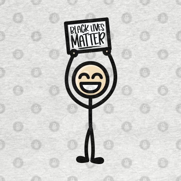 Stick Guy 2 - Black Lives Matter by hoddynoddy